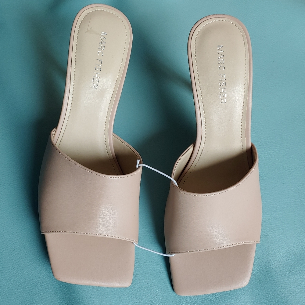 MARC FISHER Women's Danria open toe 4" Heel